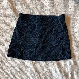Geometric Navy Women's Mini Skirt